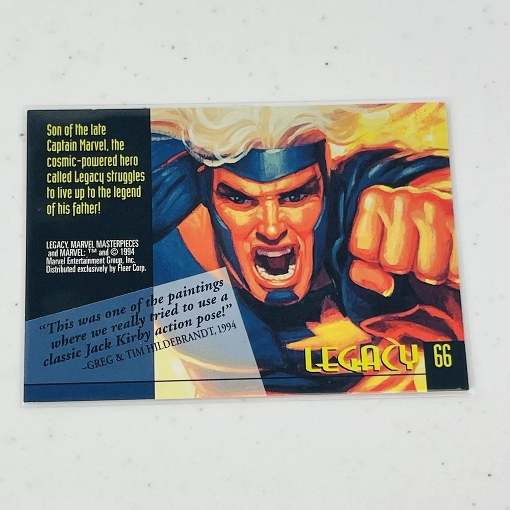 1994 Fleer Marvel Masterpieces Hildebrandt Brothers 66 Legacy Trading Card